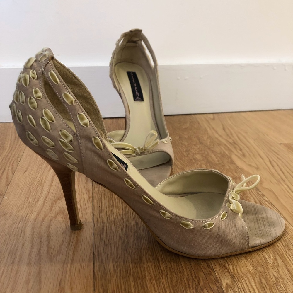 Laundry silk and velvet evening shoes